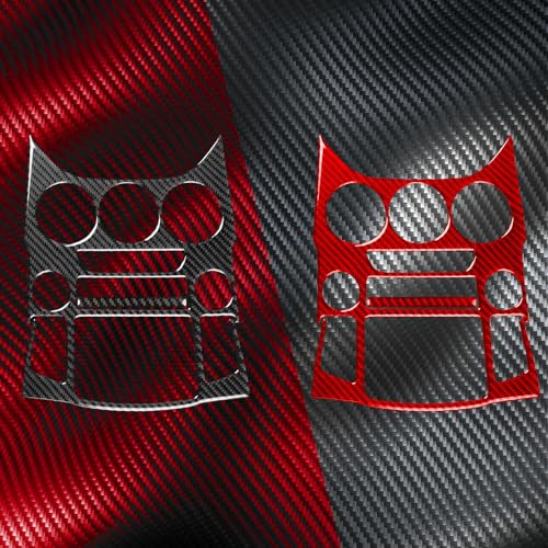 Compatible with Hyundai Genesis Coupe 2013 2014 2015 2016 Car Trim Stickers Center Control Panel Real Carbon Fiber Decals Interior Accessories - color: Central Console Panel
