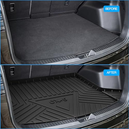 Nilight Cargo Mats for Mazda CX5 CX-5 2017 2018 2019 2020 2021 2022 2023 2024 2025 All Weather Protection Heavy Duty Cargo Liners - color: 2017-2025 Mazda CX5 Cargo Mat