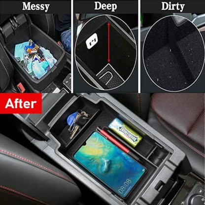 TTCR-II for Chevy Blazer Center Console Organizer 2019-2024 2025, for 2019-2024 2025 Chevy Blazer Console Organizer Tray Secondary Storage Box - size: For Blazer