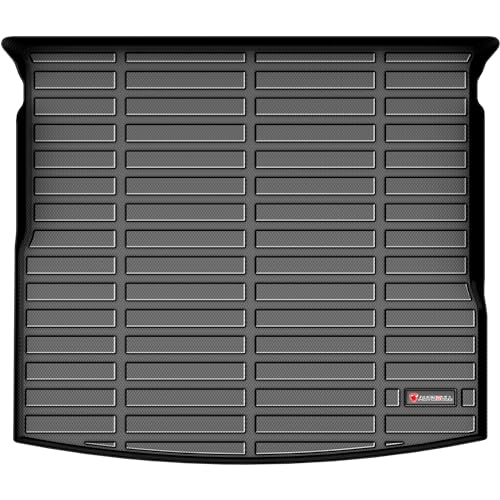 Cargo Liner Compatible with Volkswagen VW Tiguan 5 Passenger 2018-2024 Cargo Mat, All Weather Protection Trunk Liner Rear Trunk mat ，Black - style: 25)Volkswagen Tiguan 5 Passenger 2018-2024