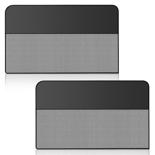 Car Rear Side Window Sunshade, Magnetic Automotive Windshield Privacy Curtain with Half Shade, Mesh Sun Protection Cover Blocks Heat, Glare, UV Rays for Driver Passenger (Rear) - size: Rear (2PCS)
