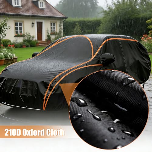 Outdoor Full Exterior Car Cover for Cournil Cournil1965, Car Tarp for Wind Dust Sun etc Protection, Tarpaulin Waterproof Dustproof Snowproof Waterproof All Weather - size: for Cournil Cournil1965