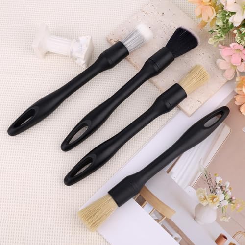 6pcs Car Detailing Brush Set, Soft Medium and Hard Bristle Automotive Cleaning Brushes Multi-Use Car Interior Detail Dust Brush Tools for Auto Truck SUV RV Motorcycle Leather Exterior