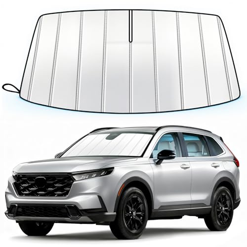 Windshield Sun Shade for Honda CRV 2023-2026, Custom Fit Accordion Folding Design Car Front Window Sunshade Sun Visor Shield Accessories for Interior Protector, Blocks UV Rays & Heat - size: For Honda Crv 2023-2026