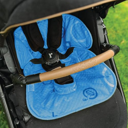 Piddle Pad 2-Pack, Potty Training Car Seat Protector, Toddler Car Seat Cover & Stroller Protector, Machine Washable Waterproof Car Seat, Anti-Slip, Universal Fit (Blue) - color: Blue