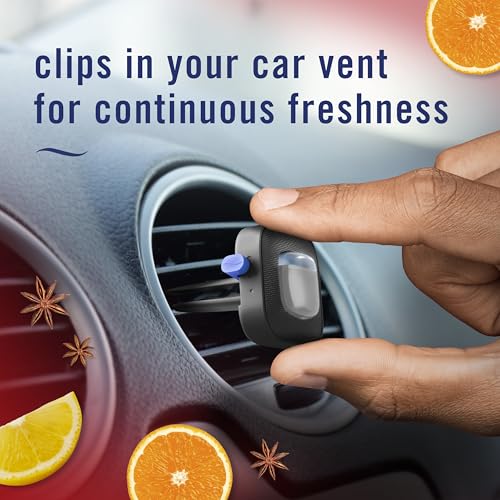 Febreze Odour-Fighting Auto Air Freshener, Car Vent Clip, Old Spice, 4ct - size: 0.28 Fl Oz (Pack of 1)