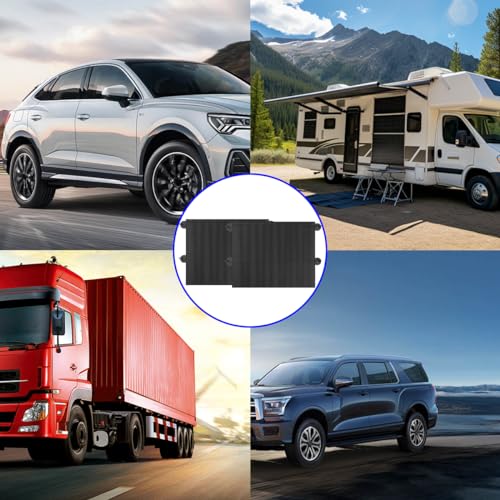 2PCS Car Side Window Sun Shades, Suction Cup Vehicle Sunshade Curtain with UV Rays Protection, Removable Auto Window Sunscreen for Protecting Privacy, Universal for SUV, Truck, RV