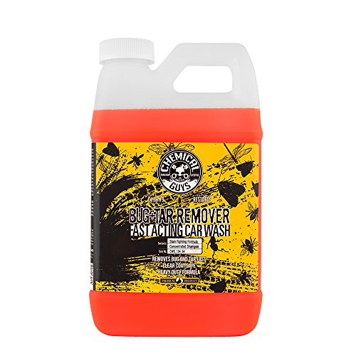 Chemical Guys Bug & Tar Wash Heavy Duty Bug, Tar, Grime, Tree Sap & Bird Dropping Remover - Safe for Paint, Glass, Chrome, Plastic & All Exterior Surfaces (64 oz) CWS_104_64 - size: 64 Fl Oz (Pack of 1)