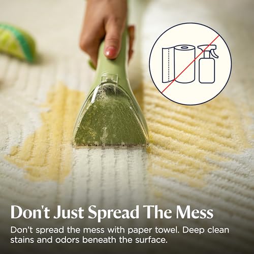 BISSELL Little Green Multi-Purpose Portable Carpet and Upholstery Cleaner, Car and Auto Detailer, with Exclusive Specialty Tools, Green, 1400B - style: Little Green