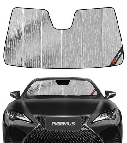 Pigenius Windshield Sun Shade for Lexus RC 2023-2025 Front Window Sunshade - AstraGuard - color: Silver, size: 2023-2025 RC