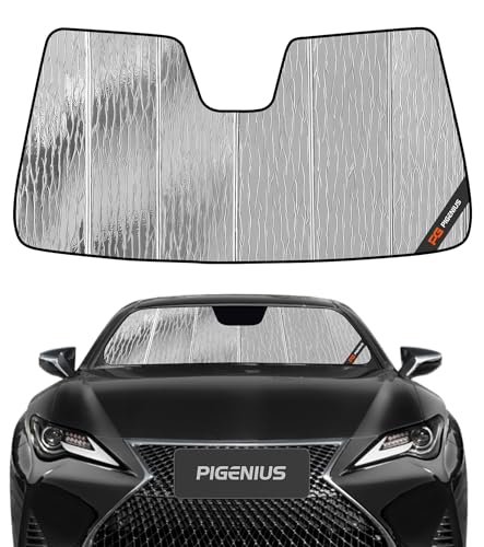 Pigenius Windshield Sun Shade for Lexus RC 2023-2025 Front Window Sunshade - AstraGuard - color: Silver, size: 2023-2025 RC