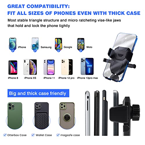 Karltys Car Phone Holder Mount for Ford F150 2021 2022-2025 2026, Dash Air Vent Cell Phone Holder Mount for 2025 F-150, Hands Free Phone Cradle Stand for All iPhone Android Smartphones - size: 21-23 F-150 Phone Holder