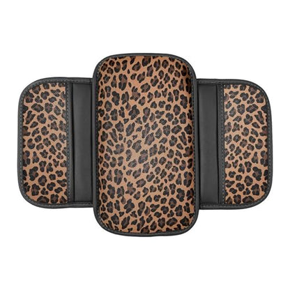 Auto Center Console Pad PU Leather Car Armrest Seat Box Cover Protector Universal Fit (Brown) - color: Brown