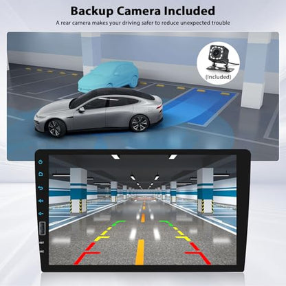 Inefala 9" Wireless Carplay Car Stereo Single Din Touchscreen Radio Android Auto, Mirror Link, Bluetooth, FM, EQ, SWC, Car Audio Receiver Support USB Phone Charging DVR, with Backup Camera Mic - style: 9" Wireless Carplay