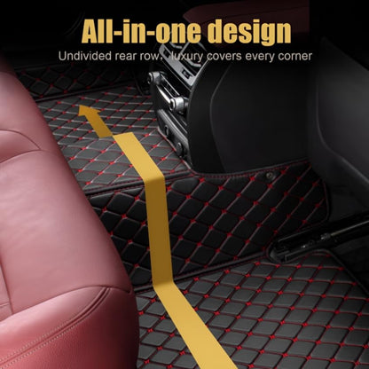 Add Personal Touch to Your Vehicle with IMEISH Customizable Logo Text Car Mats for 99% of vehiclesPads Protection Non-Slip Leather Floor Liners (Edge Brown Medium Black Beige) - color: Edge brown medium black beige