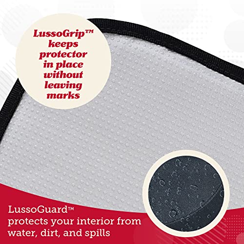 Lusso Gear Car Seat Protector - Waterproof Seat Protector & Non-Slip Backing - Waterproof Car Cover & Easy Clean-Up - Dual Mesh Storage Pockets & Travel Convenience - Gray - color: 1-Pack Gray