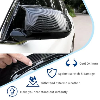 Side Mirror Cover Compatible with X3 G01 X4 G02 / Pre-lci X5 G05 X6 G06 X7 G07 (Carbon Fiber Pattern, G01 G02 G05) - color: Carbon Fiber Pattern, size: G01 G02 G05