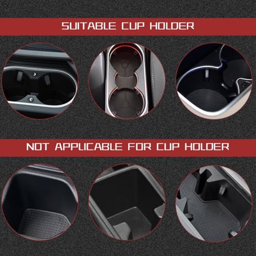 2 in 1 Car Cup Holder Expander with Phone Holder, 2.6"-3.93" Vehicle Cupholder Extender Adapter with Expandable Base, Auto Interior Water Bottle Accessories, Universal fit