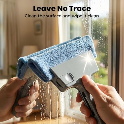 Magic Window Track Cleaner, Window Groove & Track Cleaning Brush Tools Set for Window Lides Gaps Tile Lines Shutter Car Vents (Blue) - color: Blue