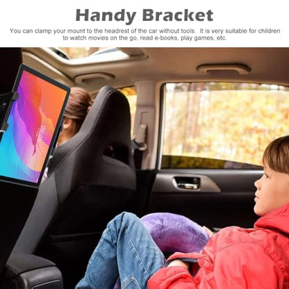Car Headrest Tablet Holder,Headrest Mount Car Tablets Holder Truck 360 Degree Rotation Adjustable Extendable,Tablet Bracket for Auto,Fits All 5.51-10.24'' Screen Devices