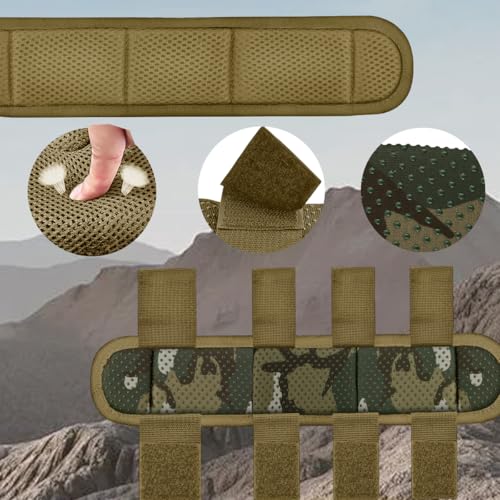 ZINMARK 2Pcs Ultra-Thick Shoulder Pad Cushions for Laptop Bags,Messenger Bags,Briefcases,Luggage, Tool Bags,Travel Bags etc - color: Camouflage Green