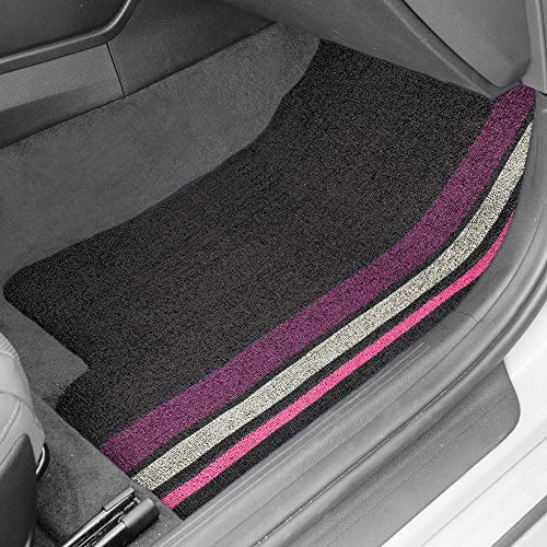 FH Group Car Floor Mats - DIY Ultra Waterproof Trimmable Non-Slip Vinyl Floor Mats, Black - color: BLACKSP