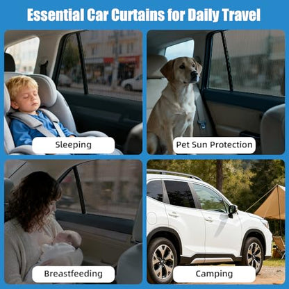 Car Window Shades for 2019-2022 Forester - Rear Side Window Sun Shade for Baby, Breathable Mesh Car Privacy Window Covers, UV Protection and Heat Insulation for Road Trips, Napping, Camping - size: Forester(2019-2022)R-2PCS
