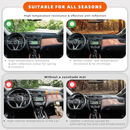 Dashboard Cover Dash Mat Fit for Je-ep Grand Cherokee 2021-2011 (WK2 Body Code,W/o HUD Models,Not Fit Grand Cherokee L),Car Dash Board Mat Anti-Glare Carpet,Non-Slip Pad (Black) - color: Black, size: Fit 11-21 Grand Cherokee WK2 - (Black)