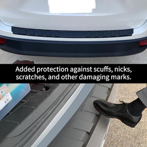 Rear Bumper Protector Guard Accessory Trim Cover Scratch Resistant Trunk Door Entry Guards Compatible with Highlander 2015 2016 2017 2018 2019 2020 - color: Highlander 2015-2020