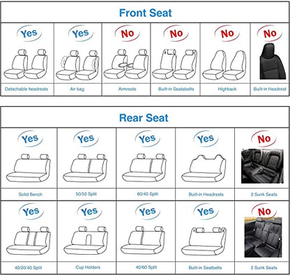 Car Seat Covers Front Seats, Super Luxurious Heavy Duty Waterproof Leather Automotive Vehicle Cover for Cars SUV Pick-up Truck, Universal Non-Slip Seat Car Accessories (2 PCS Front/Pink Black) - color: 2 PCS Front/pink black