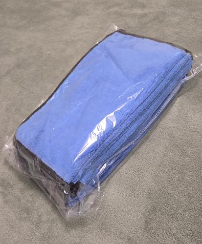Microfiber Cleaning Towel for Kitchens, Cars and Gym, 10 Pack, Ultra-Soft Thick Quick-Drying 500GSM Towels for Car Polishing, Detailing, Workout and Fitness Use