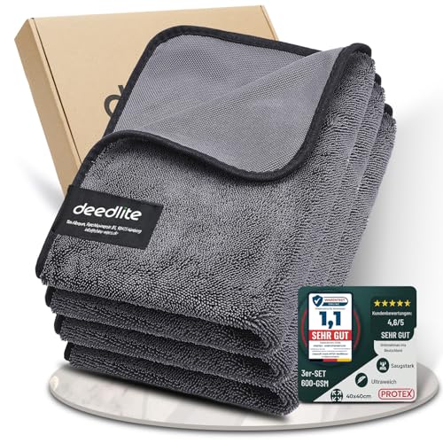 Deedlite Bath Wipes Shower Cleaning Cloths, Premium Car Drying Towel | Ultra Absorbent Twisted-Loop Design| Microfiber Towel for Car, Shower Cabin, Household - color: 3pack, size: 15.75*23.62 Inch