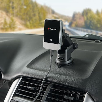 Verbatim Charge 'n’ Drive Magnetic Wireless Car Charger - style: Magnetic Wireless