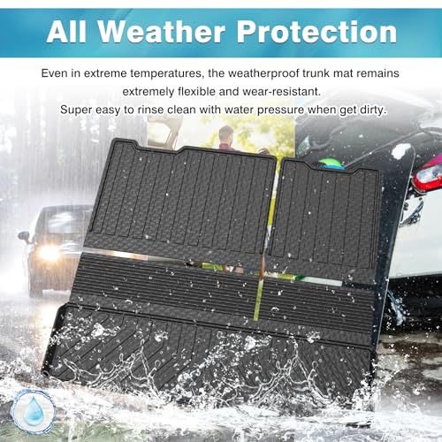 Mixsuper Cargo Liner for Tahoe/GMC Yukon 2015-2020 (Non XL), Trunk Mat for Tahoe Accessories All Weather Cargo Mat Rear Trunk Liner Black 3PCS - size: Fit for Tahoe/Yukon 2015-2020