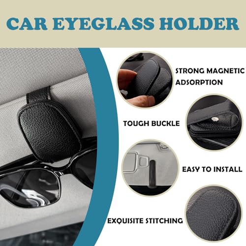 Car Organizer Kit,1PC CarSeat Storage Hanging Bag,Multi-Pocket Organizer,1PC Sunglasses Magnetic Holders for Car Visor,4PCS CarBack Seat Headrest Hooks,4PCS 2.76''Cup Holder Coasters