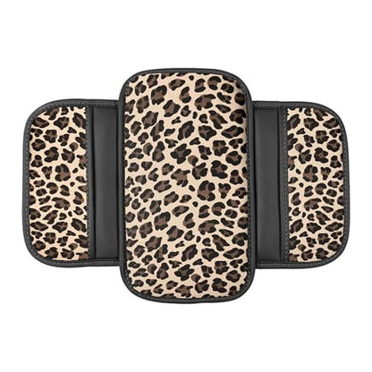 Auto Center Console Pad PU Leather Car Armrest Seat Box Cover Protector Universal Fit (Tan) - color: Tan