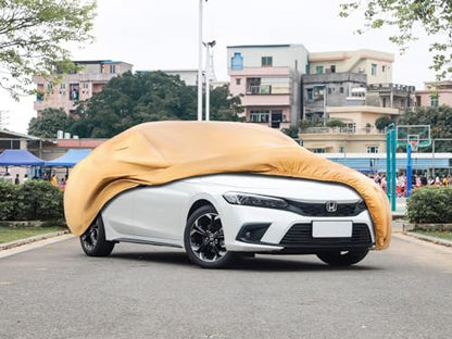 Heavy Duty Outdoor Car Cover Custom Fit for 2016-2026 Civic, Windproof All Weather Waterproof Sun Rain UV Dust Snow Protection Outdoor Car Covers - size: Custom Fit Civic