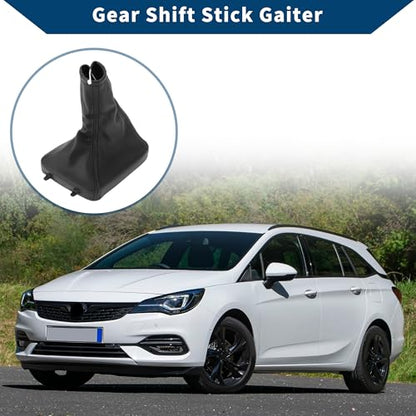 No.24430525/5738392 Gear Shift Stick Gaiter for Opel for Astra 1998-2010 Gear Stick Knob Cover Boot Shift Cover Dustproof Leather 1 Pc Black