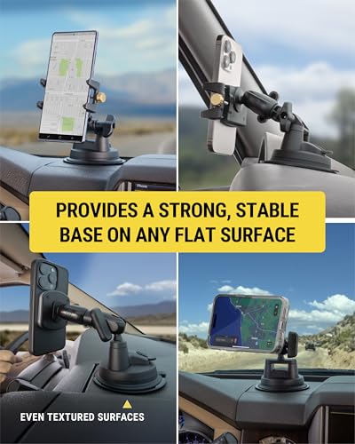 Scosche DMDHD-BPO Universal Heavy-Duty Adhesive Dashboard Pad Mounting Disk for Suction Cup Phone Holder, Dash Cam, GPS, MagicMount Flat Surface 3M Disc Mount for Car, Truck, Home - size: 1 Plate, style: Plastic 3M Mounting Disc