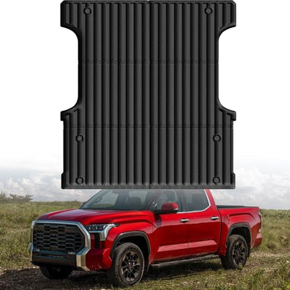 Truck Bed Mat Bed Liner Fit for Toyota Tundra Accessories CrewMax 2022-2026 5.5FT (Not Fit Drop-in Liners), Vehicle Truck Bed Liner Custom Fit All Weather Protection TPE Pickup Car Bed Mat - style: 17)2022-2026 |Toyota Tundra CrewMax Bed Mat (5.5FT)
