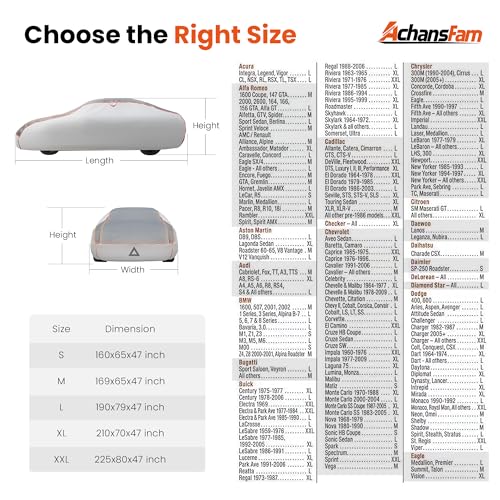 2026 Upgraded Anti-Hail Car Cover, Waterproof Thickened 5MM EVA Hail Protector, Windproof Reflective Strips for Large Sedans with Storage Bag, Universal Fit for Sedan Coupe Convertible 191''-210''-XL - size: Xl(191-210 Inch Vehicles)