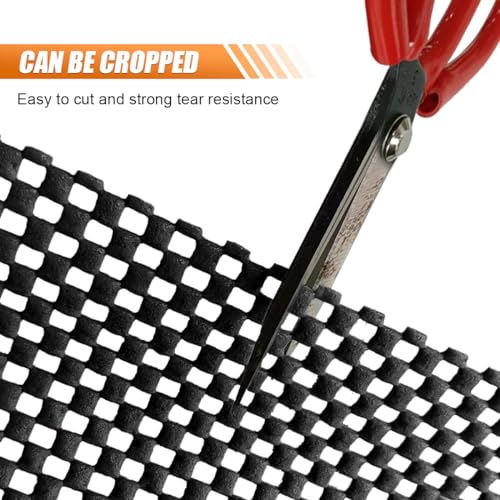 Car Roof Non-Slip Rug Pad, PVC Roof Cargo Bag Protective Mat, 47'' x 39.4'' Rooftop Cargo Carrier Bag, Multipurpose Home Liner for Kitchen, Bathroom, Shoe (Black) - size: Black