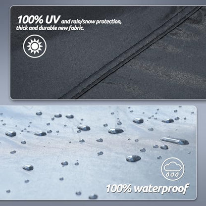 Migaven 6 Layers Car Cover Custom Fit for Model Y Car Cover 2020-2024 Waterproof Full Exterior Cover Rain Snow Protection with Charging Port Ventilated Mesh Door Zipper - size: 6layer for Model Y