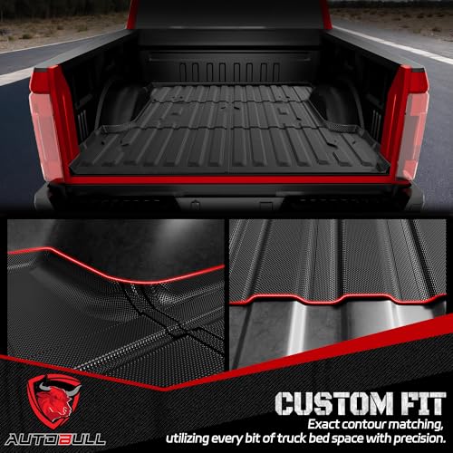 Truck Bed Mat Bed Liner Fit for Ford F250 F350 F450 2017-2026 Super Duty (6.8FT,81.9" Bed), Not Fit Drop-in Liner - style: 9)2017-2026 |Ford Super Duty F250/F350/F450 Bed Mat (6.8FT)