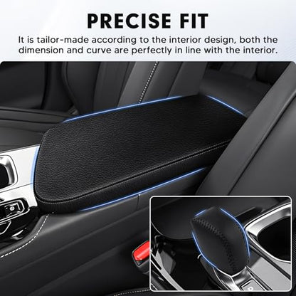 Autorder 2PCS Center Console Cover for 2022 2023 2024 2025 NX 250/NX 350/NX 350h/NX 450h+ Accessories Gear Shift Knob Cover Anti-Scratch Leather Armrest Cover&Shift Knob Cover - size: 2PCS 2022-2025 Lexus NX