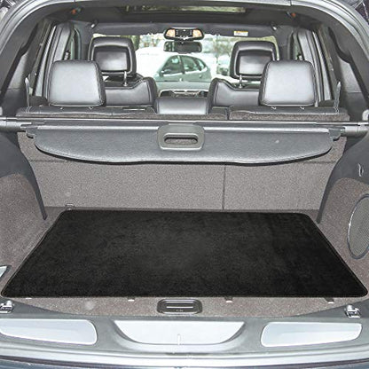 FH Group F16409 Premium Carpet Cargo Liner 40in - (38”L x 51”W), Black Color - Trunk Mat for Cars and SUVs