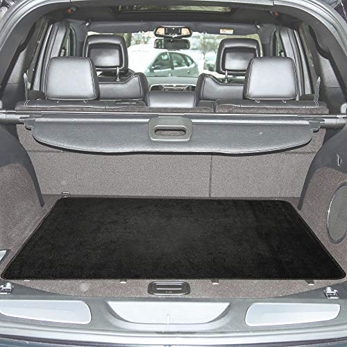 FH Group F16409 Premium Carpet Cargo Liner 40in - (38”L x 51”W), Black Color - Trunk Mat for Cars and SUVs