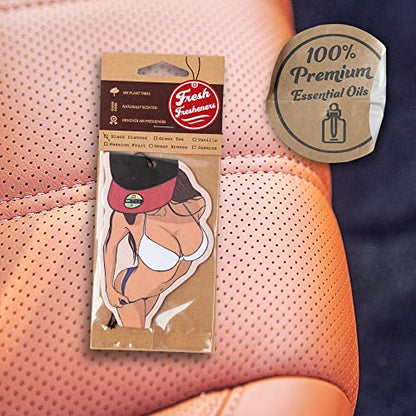 Funny Naughty Unique Car Air Fresheners Scented With Premium Oils By Fresh Fresheners (Italiana) - color: Italiana