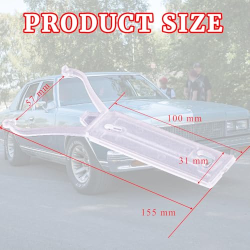 Wide Chrome Molding Clips Fender Door Quarter Trim Molding Clip Retainer Compatible with 1980-1990 Chevrolet Caprice Classic Brougham Replaces GM Part 20631034 Direct Replacement 5 Pcs