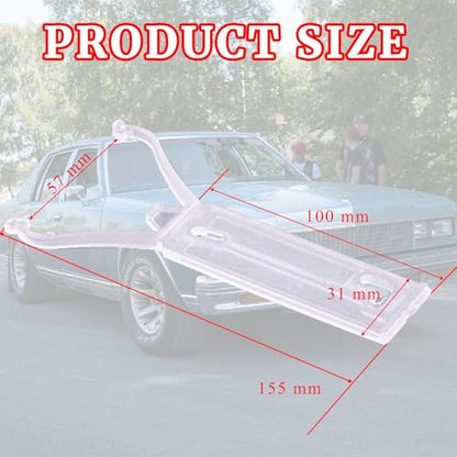 Wide Chrome Molding Clips Fender Door Quarter Trim Molding Clip Retainer Compatible with 1980-1990 Chevrolet Caprice Classic Brougham Replaces GM Part 20631034 Direct Replacement 5 Pcs